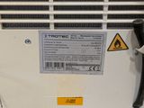 a label on the back of a machine that says trotec