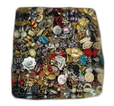 a picture of a box full of assorted jewelry
