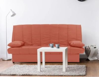 Banquette clic clac 3 places MILA- Tissu 100% coton, couleur…