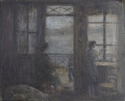 Hervé THIBAULT (né en 1944) Douce torpeur Huile sur toile, s… - Photo 1