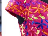 a close up of a dress on a mannequin mannequin