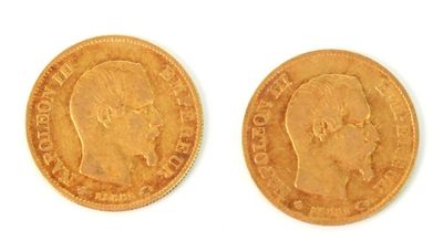 deux souverains d'or, l'un à l'effigie d'un homme et l'autre à celle d'une femme