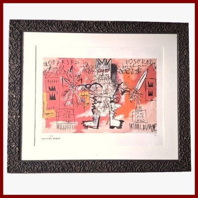 BASQUIAT Jean Michel (d'après) : King.