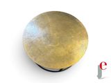 a gold colored knob on a white background