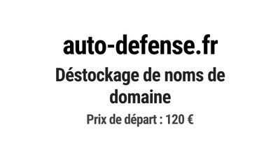 a black and white photo of a sign that says auto defense fr