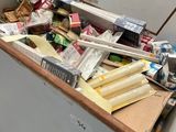 a box full of food sitting on the floor