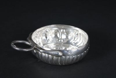 tastevin en argent. poinçon Minerve. - Photo 1