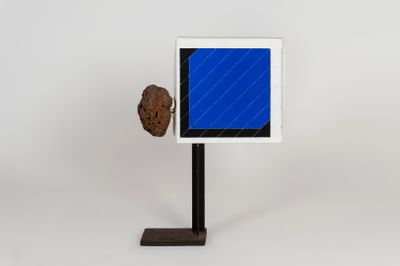 an image of a sculpture of a cookie sitting on top of a table