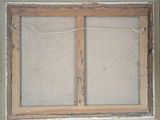 a picture of a picture of a window being built