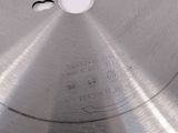 a close up of a circular saw blade with the words workright on it