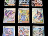 pokemon trading card game set with all the cards in the picture