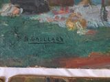 a picture of a painting on the wall of a room
