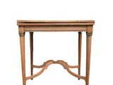 an image of a wooden table with a drawer on top of it