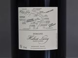 a bottle of wine that has a map on it