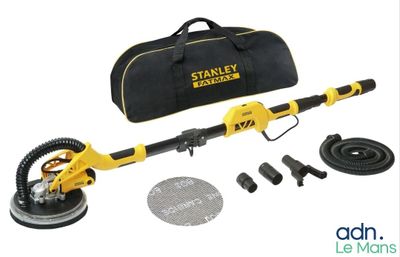 Ponceuse électrique Stanley avec sac de collecte et accessoires