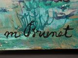 a picture of a painting with words written on it