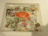 a picture of a picture of a picture of a box of stamps