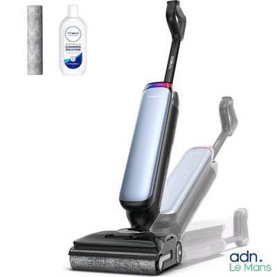 an image of a close up of a vacuum cleaner and a bottle of liquid