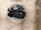 a picture of a clock on the side of a building