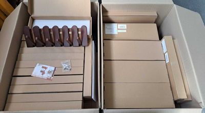 two boxes that have some kind of cigars in them