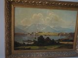 une photo d'un tableau accroché au mur
