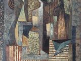 une image représentant une nature morte avec des vases et un oiseau