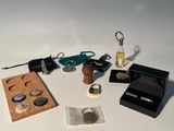 a lot of items that are sitting on a table