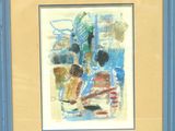 a picture of a painting on the wall of a building