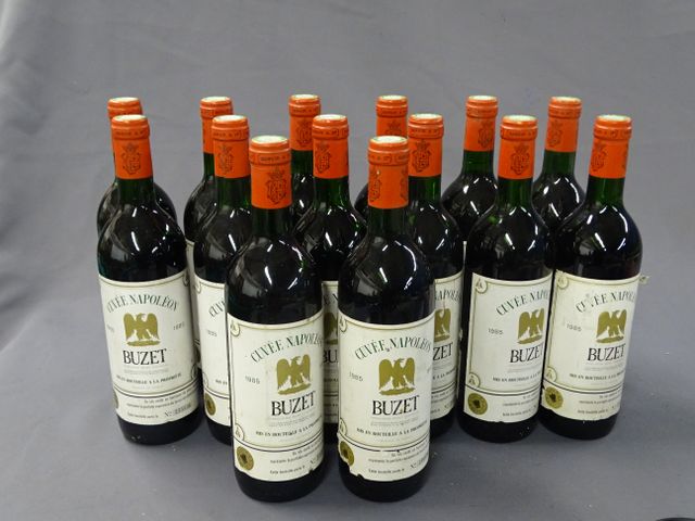 BUZEET, CUVEE NAPOLEON, 14 bouteilles de 1985