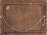 a picture of a wooden frame with a rope attached to it