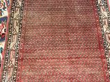 two oriental rugs on display in a store