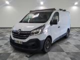 a picture of a white van parked in a room