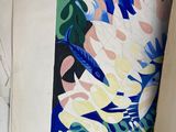 a picture of a painting on the wall of a room