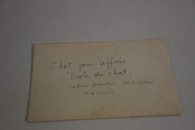 Petit dessin préparatoire de LEONOR FINI pour une affiche : …