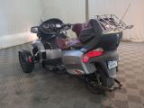 a motorcycle that is parked inside of a building