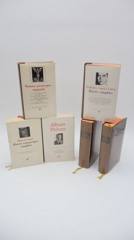 PLEIADE : lot de 6 livres : roman Picaresque espagnol, Marcel Aim...