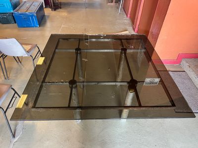 Tobia SCARPA (1935) pour GAVINA-KNOLL - Table carrée à struc…