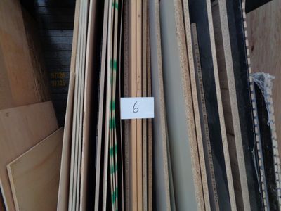 il y a beaucoup de types différents de panneaux de contreplaqué dans le magasin