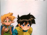 an image of two anime characters sitting next to each other