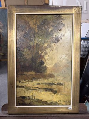 une image d'un tableau sur une table dans une pièce