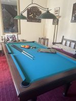 LAFUGE. Billard anglais transformable en billard français (a…