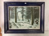 a picture of a painting hanging on a wall