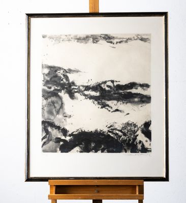 ZAO Wou-Ki 1921-2013 « Sans titre » 1992. Eau-forte, aquatin…