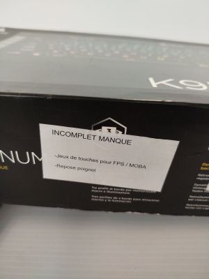 a box with a label on it sitting on a table