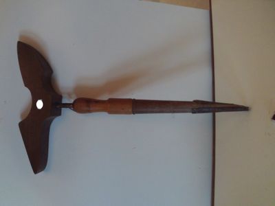 MIROIR AUX ALOUETTES A FICELLE (ht 47 cm) ailes contrariées …