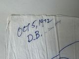 a piece of paper with writing on it with a pen