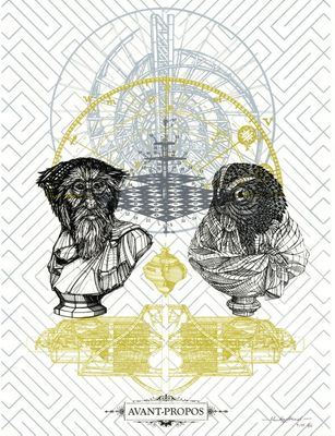 MonkeyBird : Avant propos - 2016, sérigraphie originale d'un…