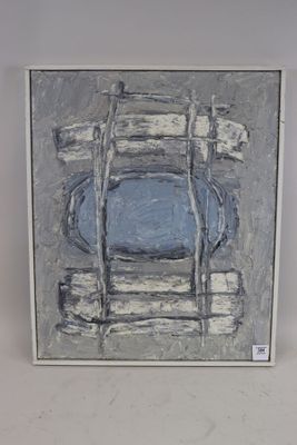 a picture of a painting of a chair on a table
