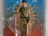 an action figure of a man in a military uniform in a plastic package