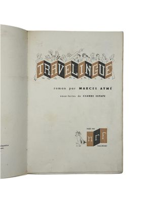 an open book with a picture of a building on it